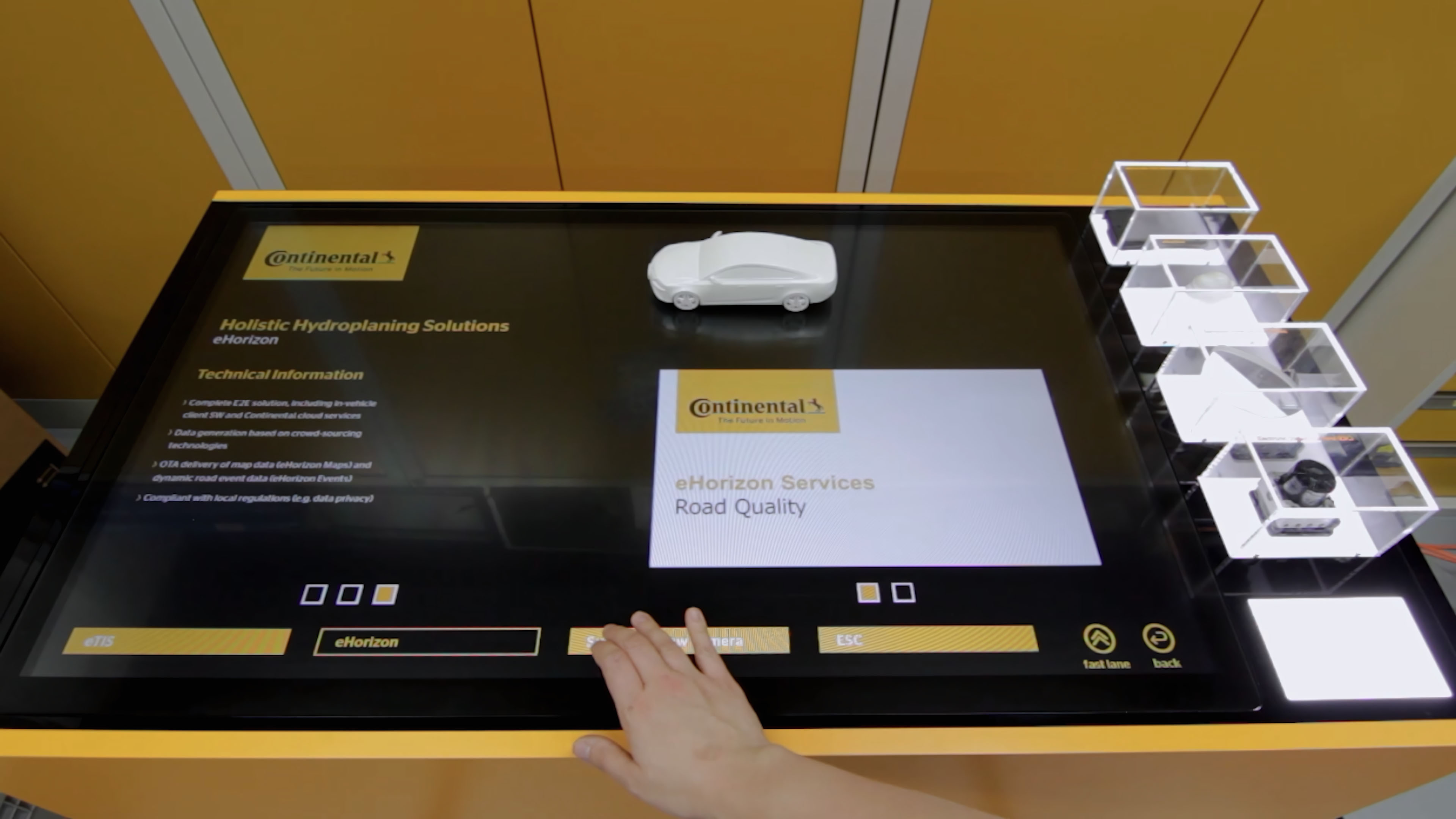 Continental Aquaplanning Exponat